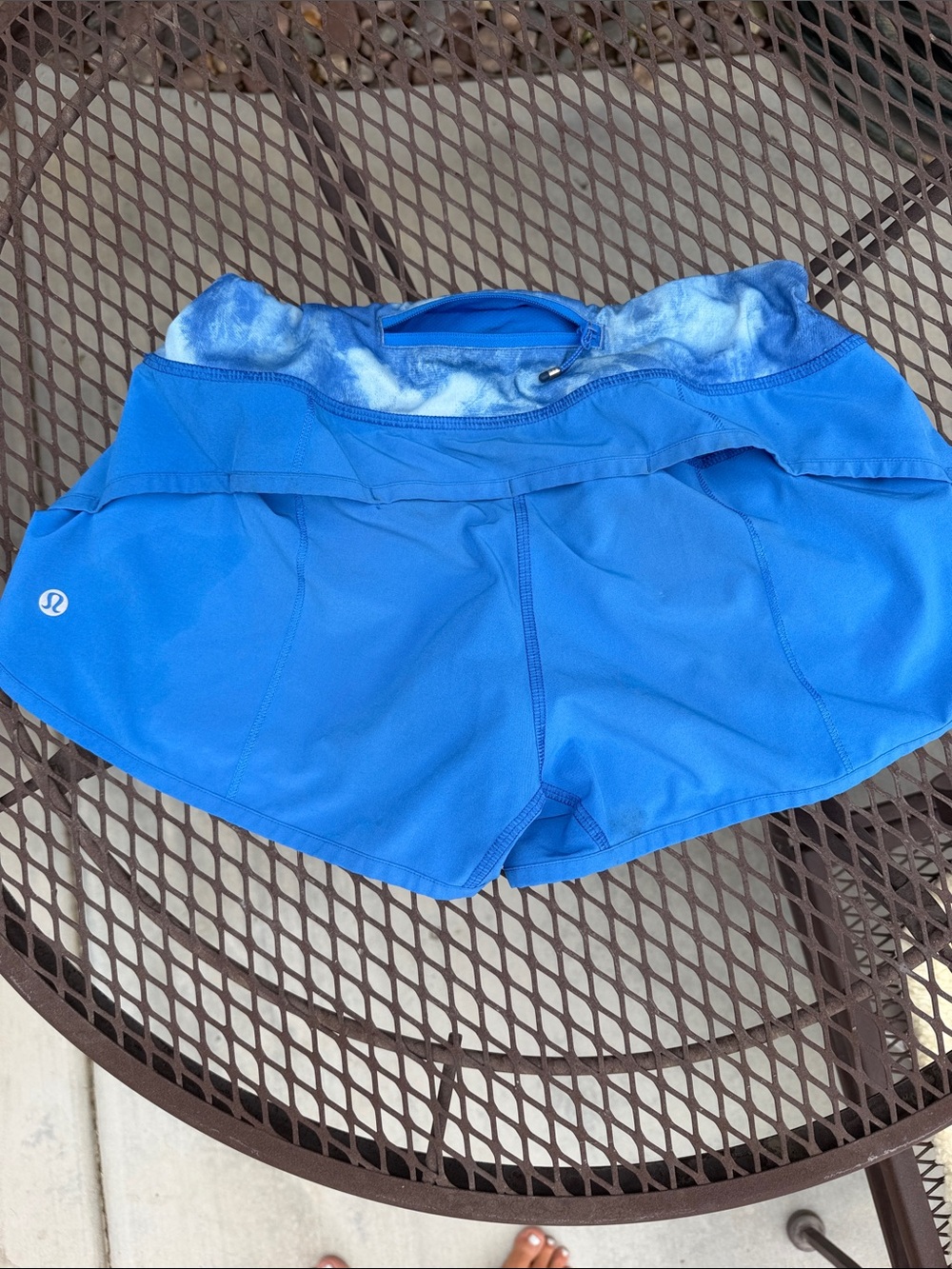 lululemon athletica Cobalt Blue Athletic Shorts with Liner